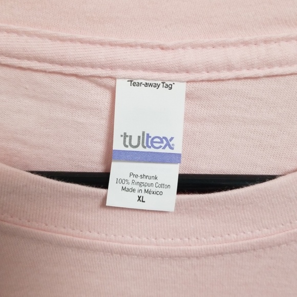 Pink Sharp Candy Cane Women's Graphic Tee NWOT - Picture 2 of 3